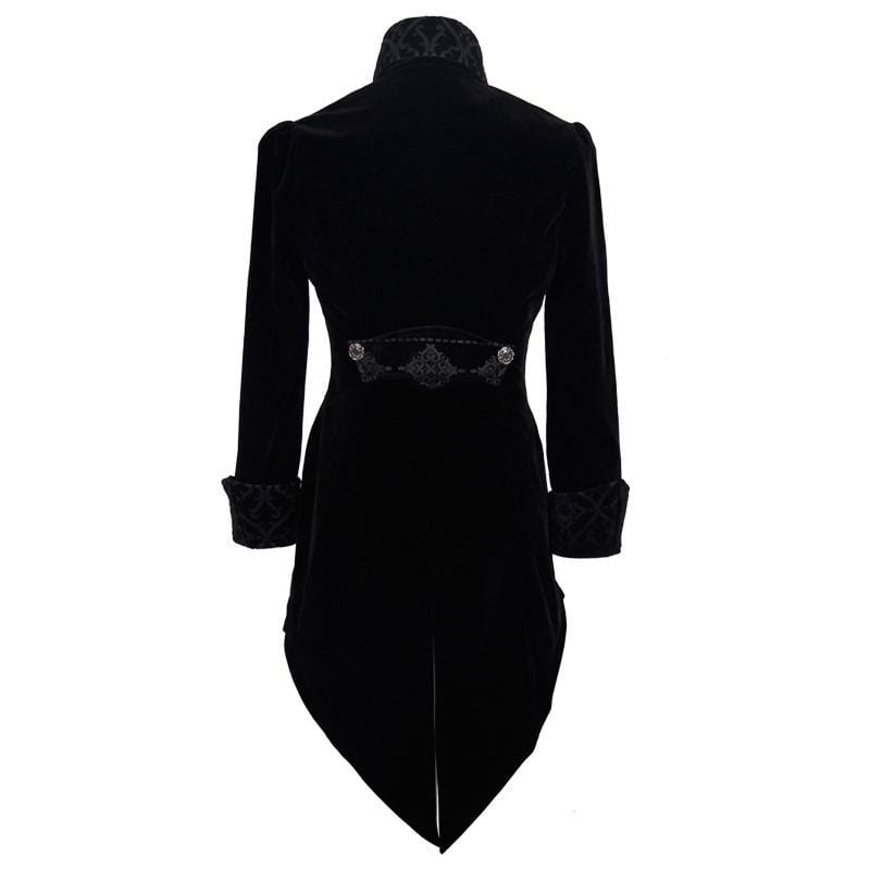 Byronic Ruffle-Sleeve Tailcoat