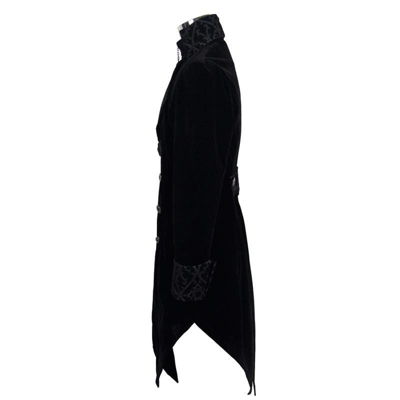 Byronic Ruffle-Sleeve Tailcoat