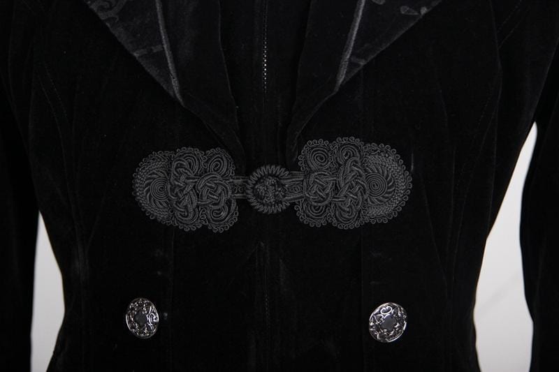 Byronic Ruffle-Sleeve Tailcoat