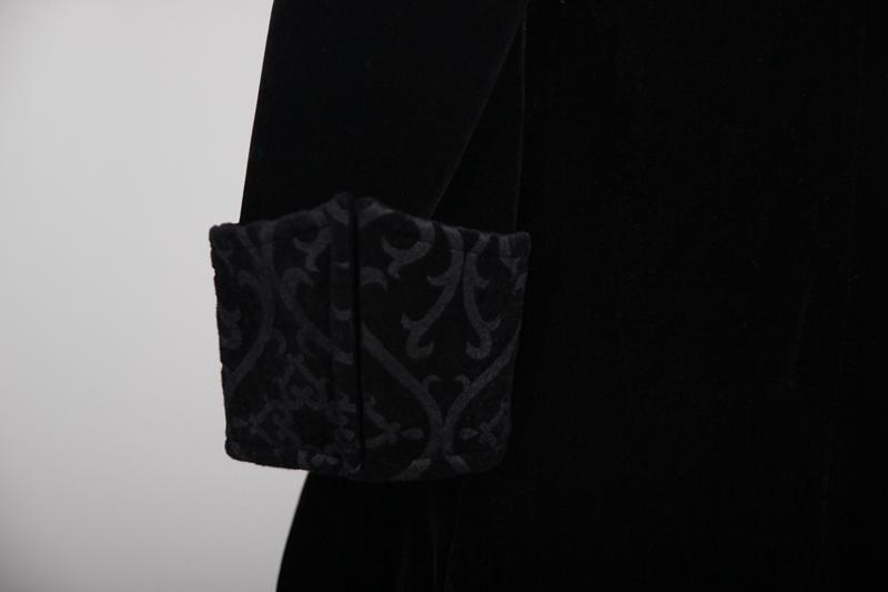Byronic Ruffle-Sleeve Tailcoat