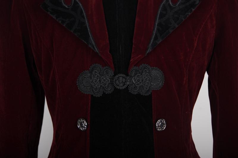 Byronic Ruffle-Sleeve Tailcoat