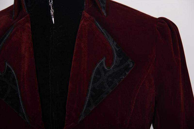 Byronic Ruffle-Sleeve Tailcoat