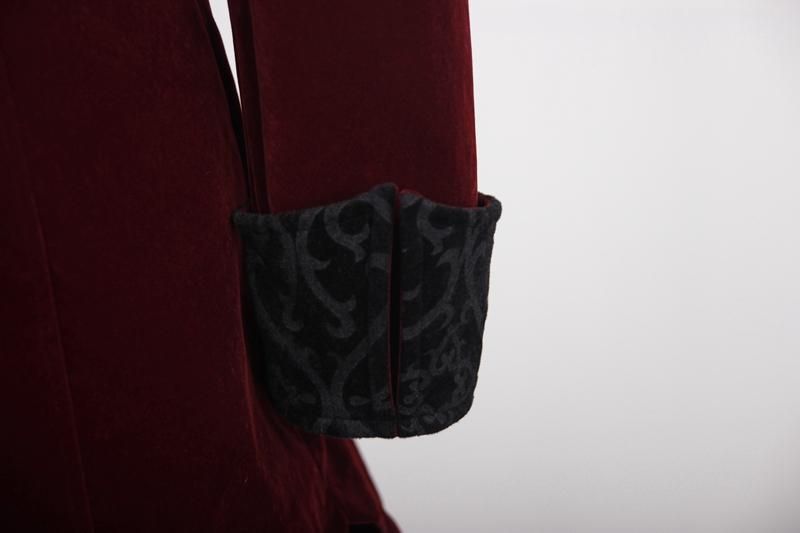 Byronic Ruffle-Sleeve Tailcoat