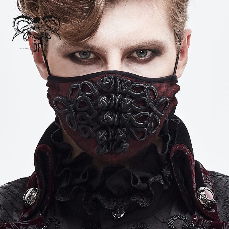 Midnight Brocade Face Mask
