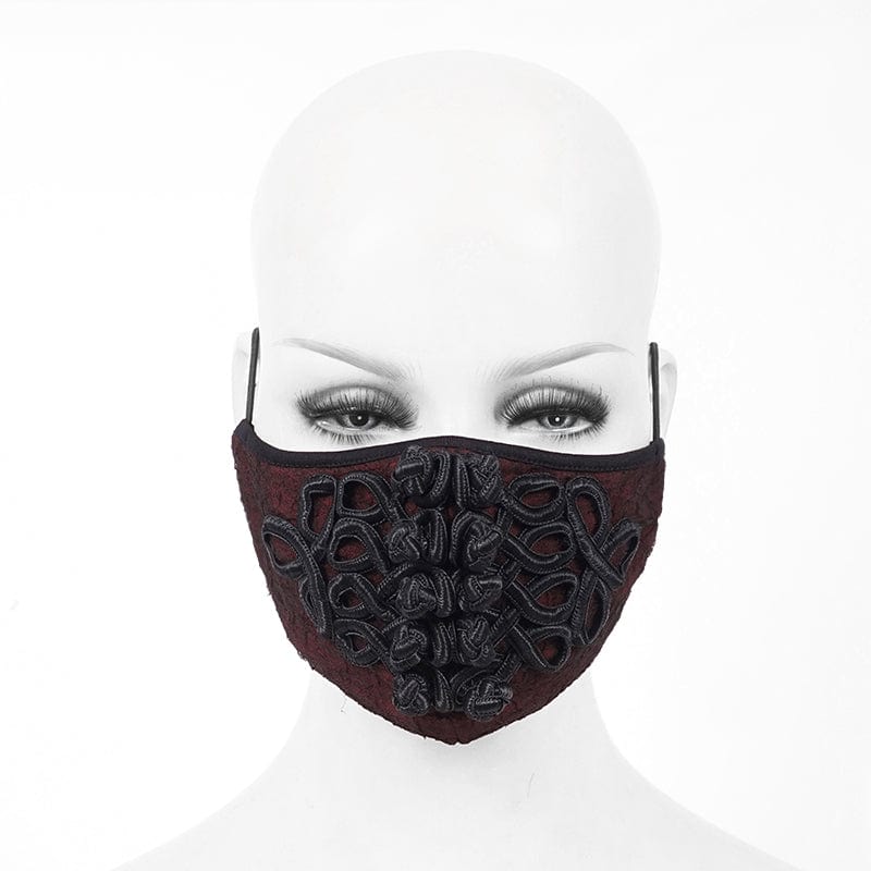 Midnight Brocade Face Mask