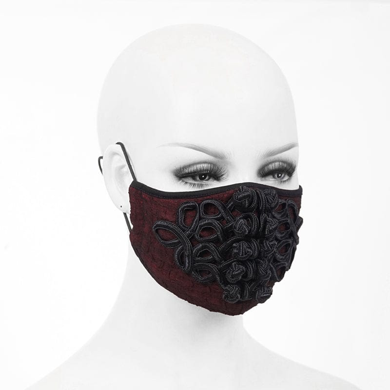 Midnight Brocade Face Mask