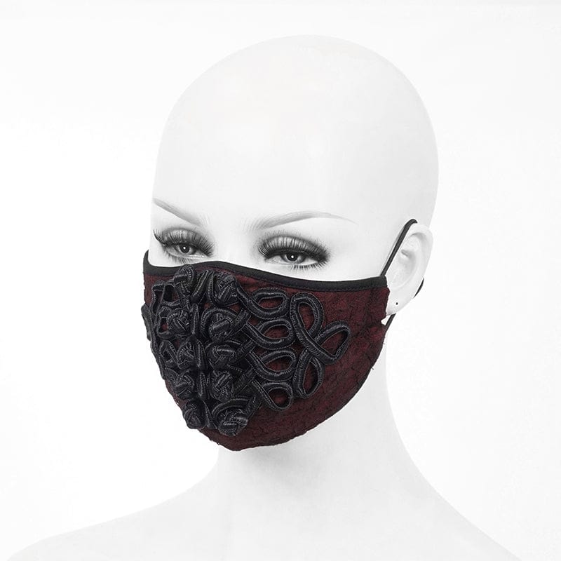 Midnight Brocade Face Mask