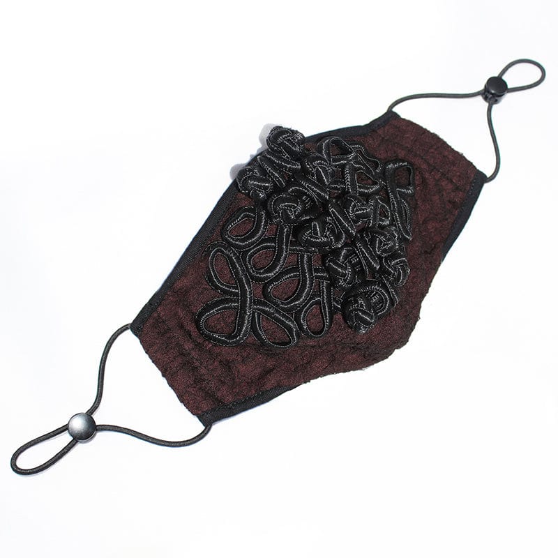 Midnight Brocade Face Mask
