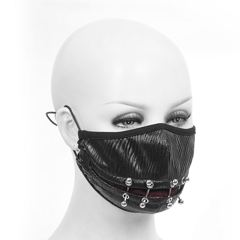 Blackout Rivet Face Mask