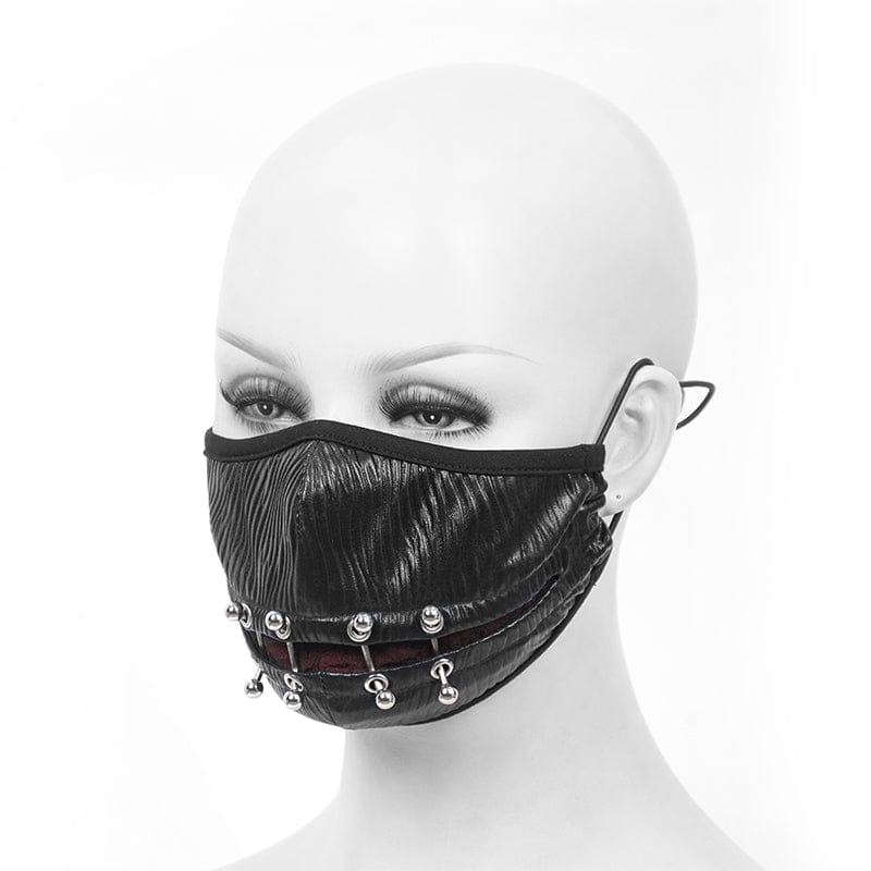 Blackout Rivet Face Mask