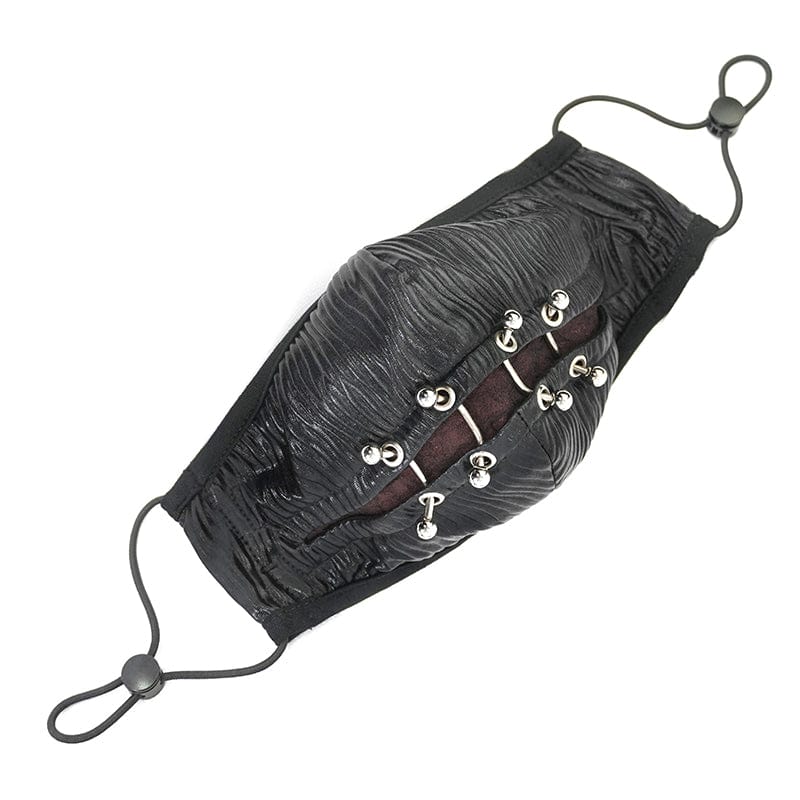 Blackout Rivet Face Mask