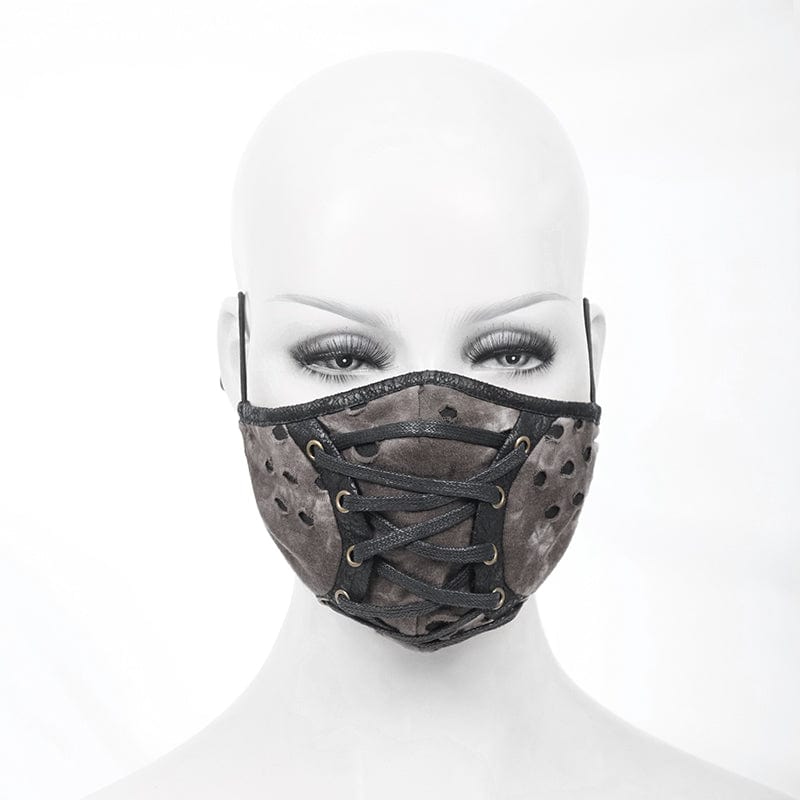 Ash Cloud Tie-Dye Mask
