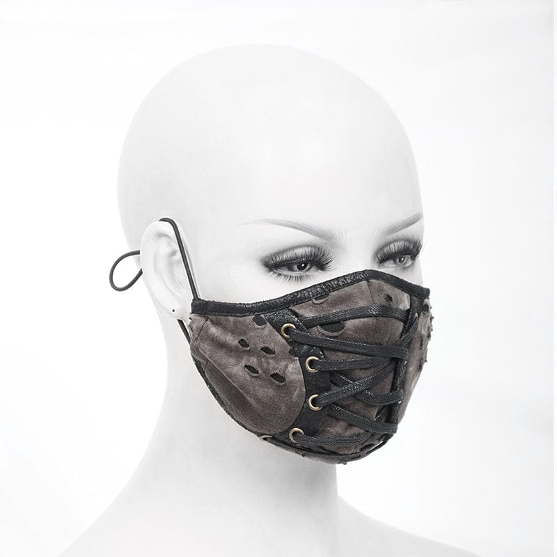 Ash Cloud Tie-Dye Mask