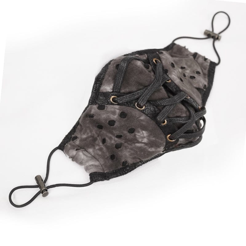 Ash Cloud Tie-Dye Mask