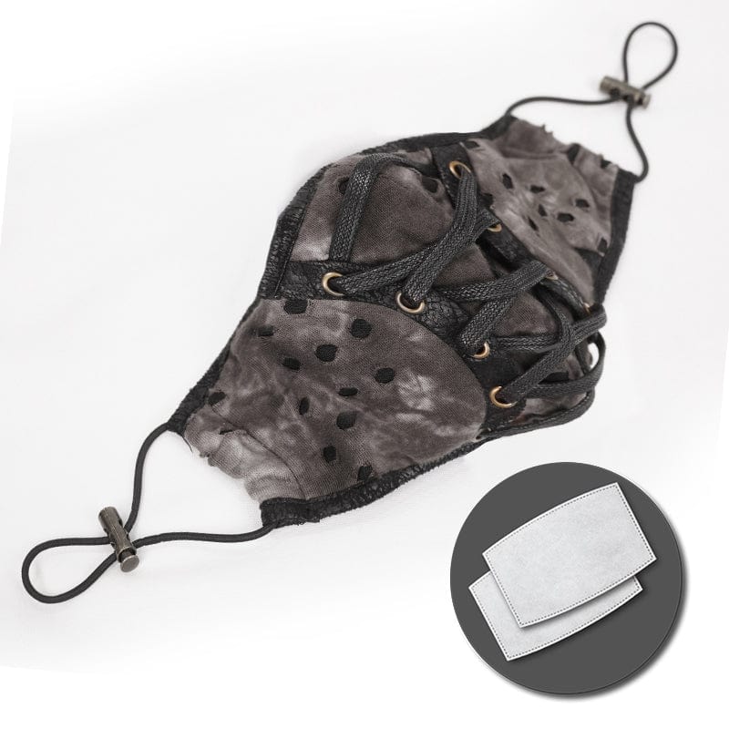 Ash Cloud Tie-Dye Mask