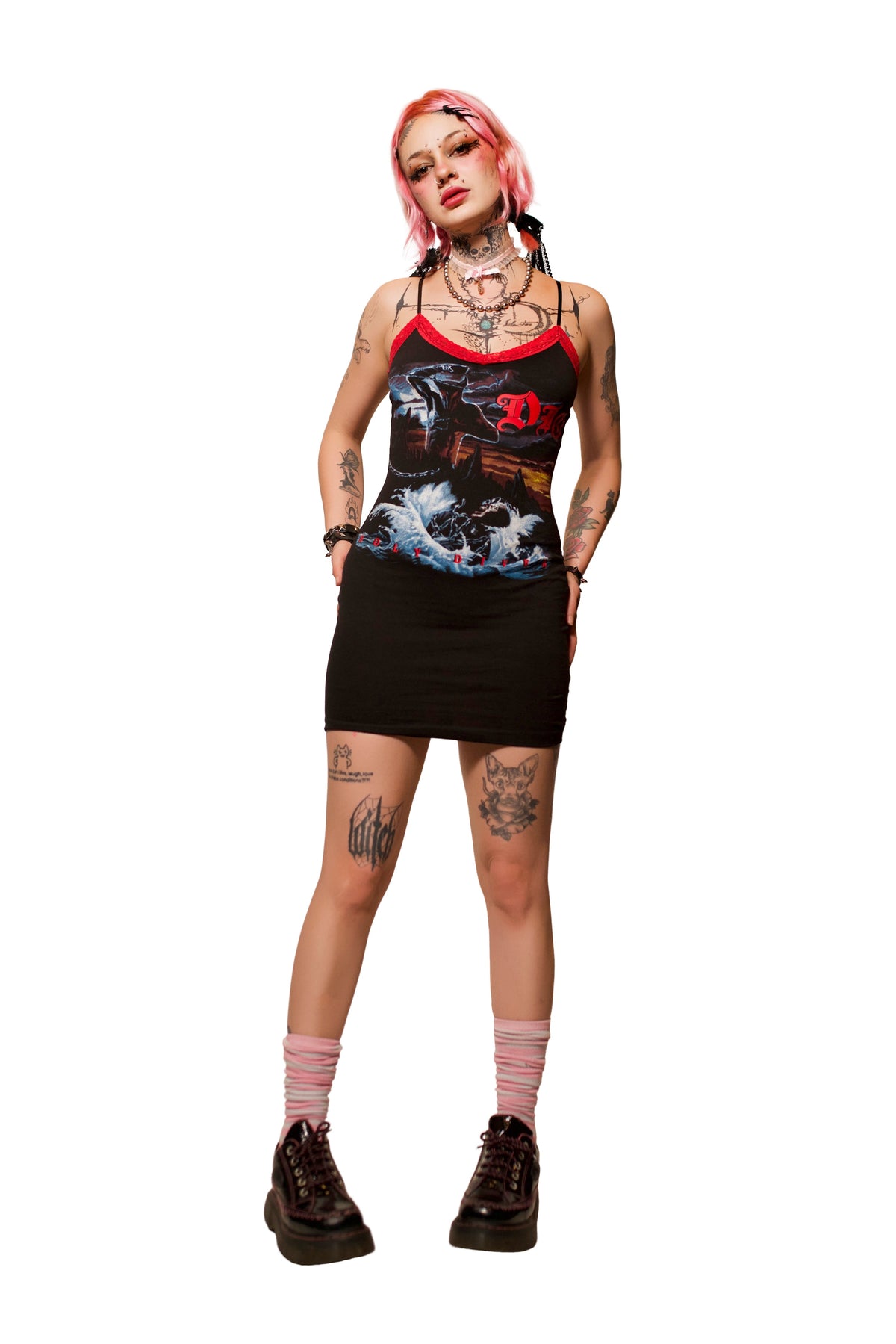 Dio Lace Strap Dress