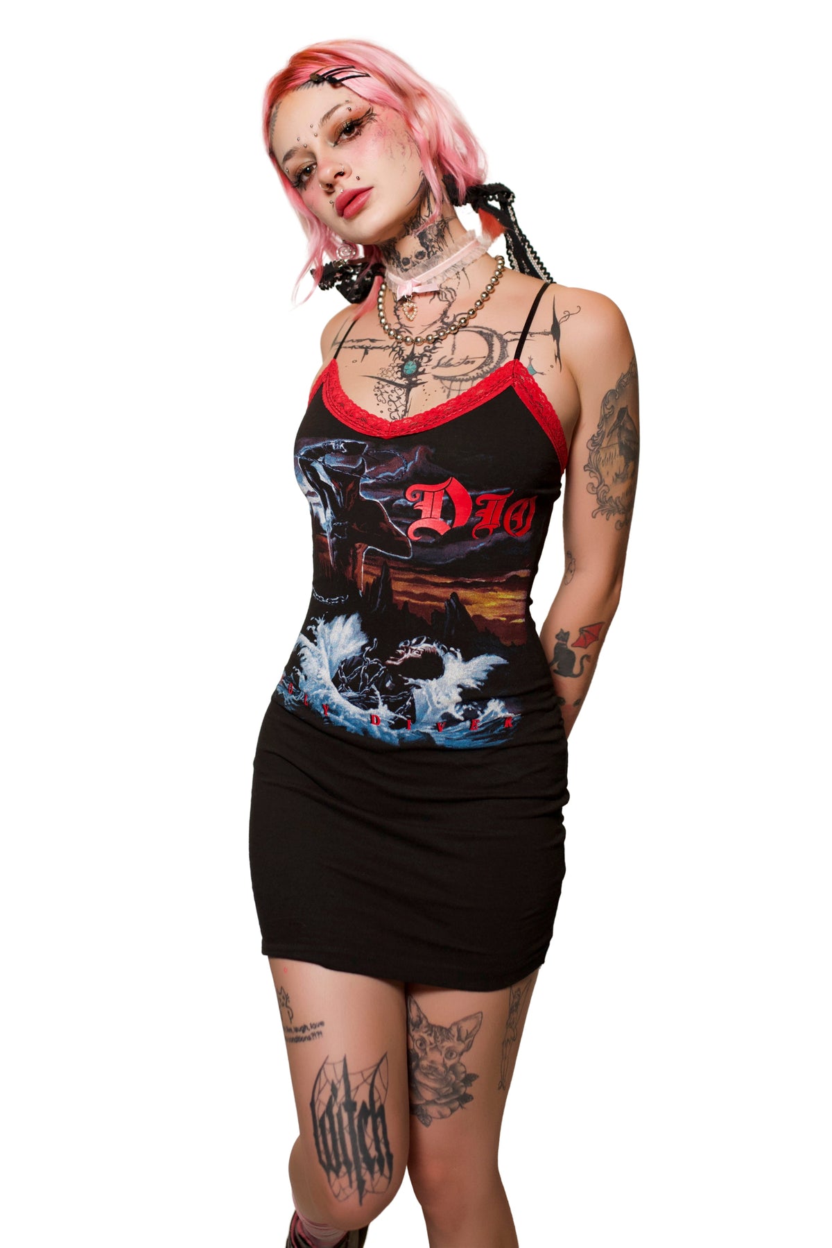 Dio Lace Strap Dress