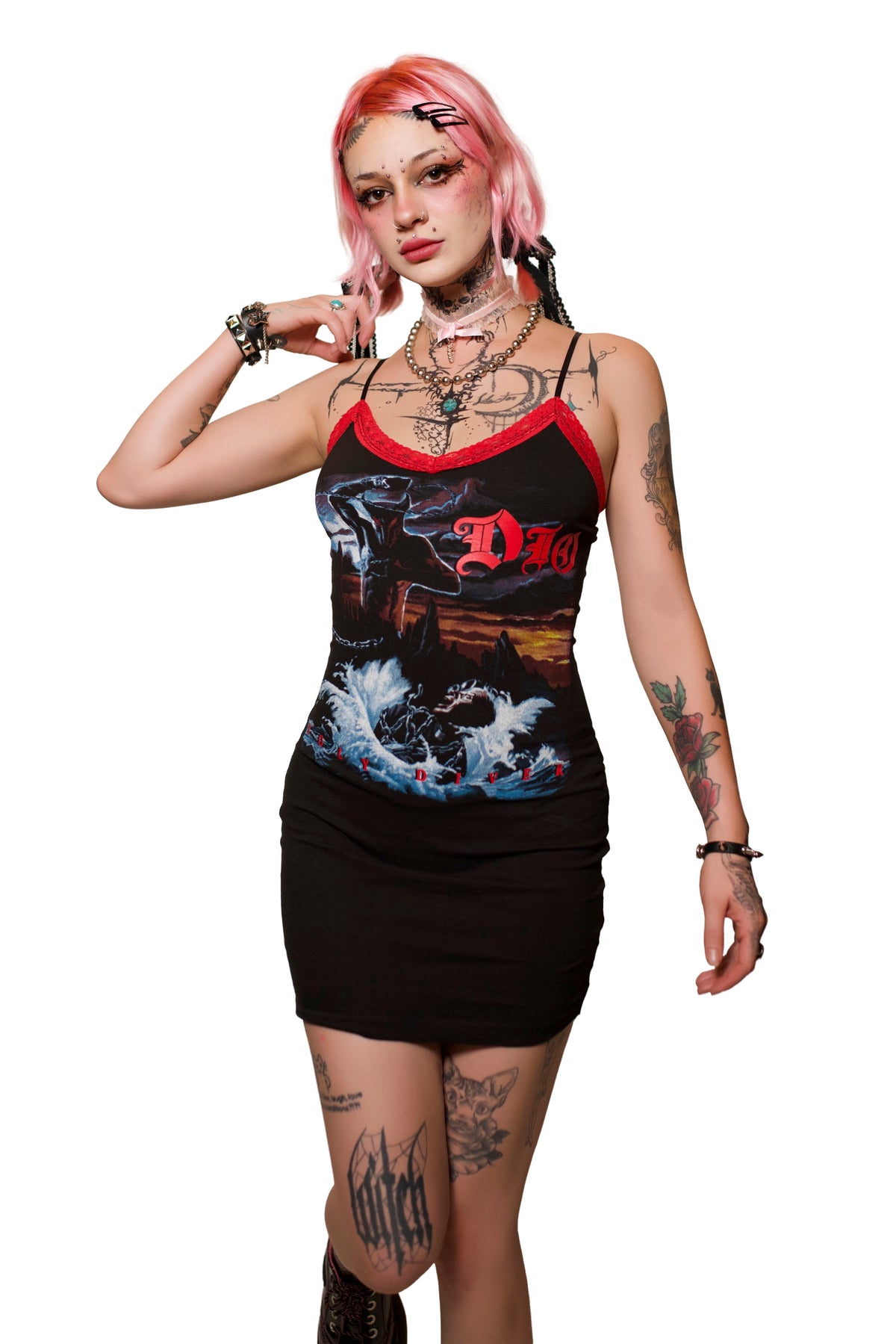 Dio Lace Strap Dress
