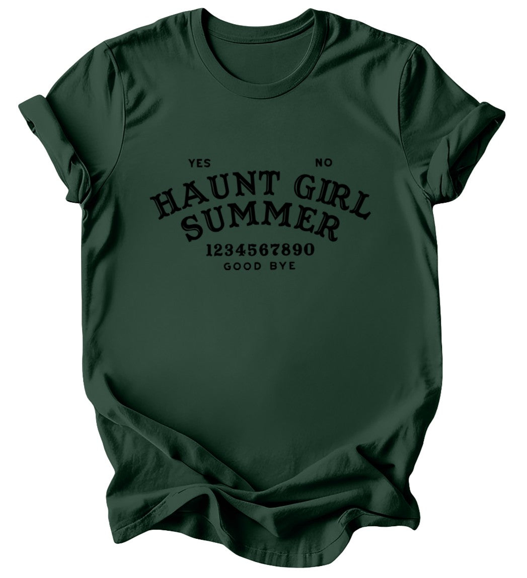 Haunt Girl Summer - Burgundy or Emerald T-Shirt