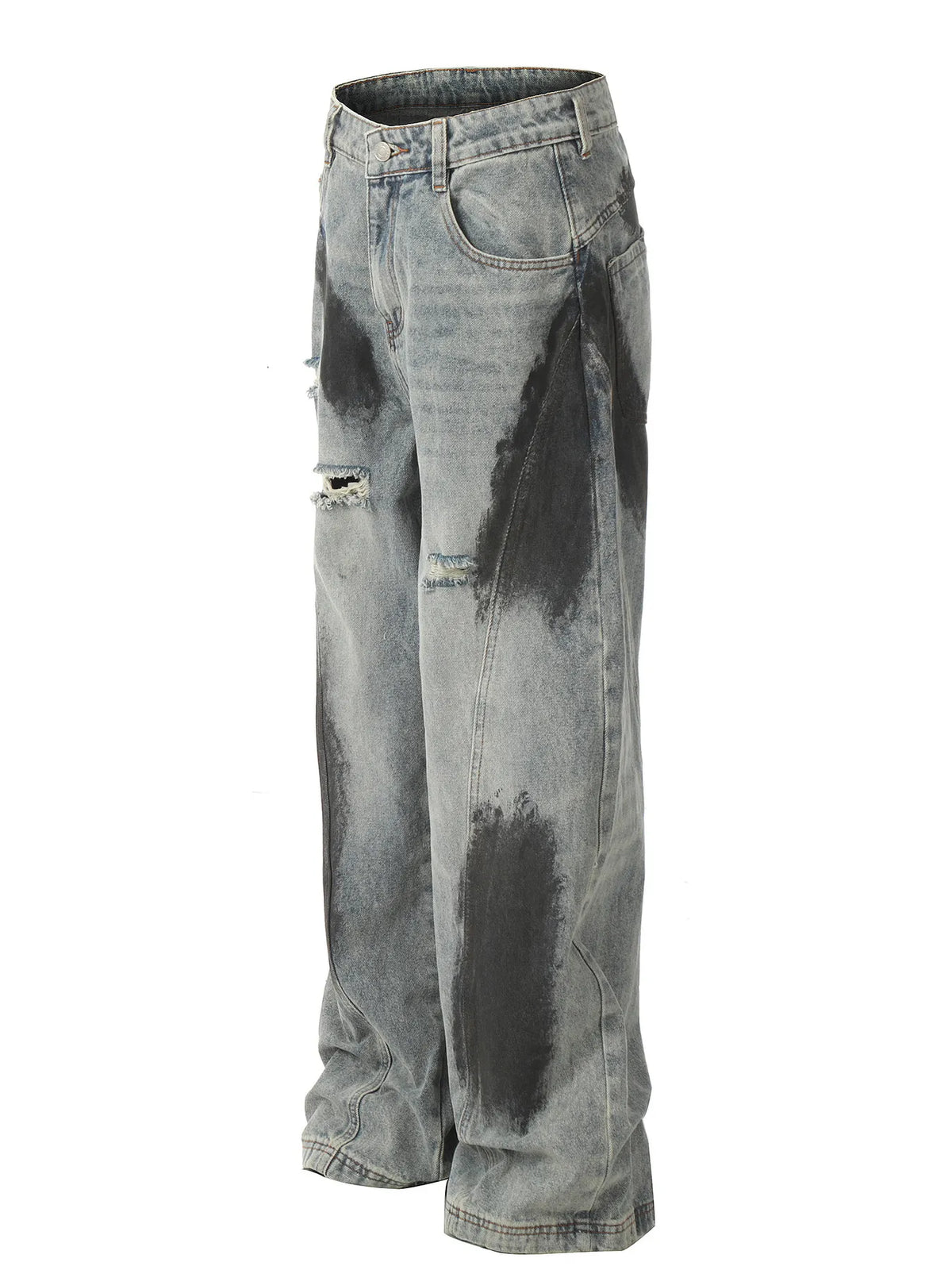 Blackout Theory Wide-Leg Jeans