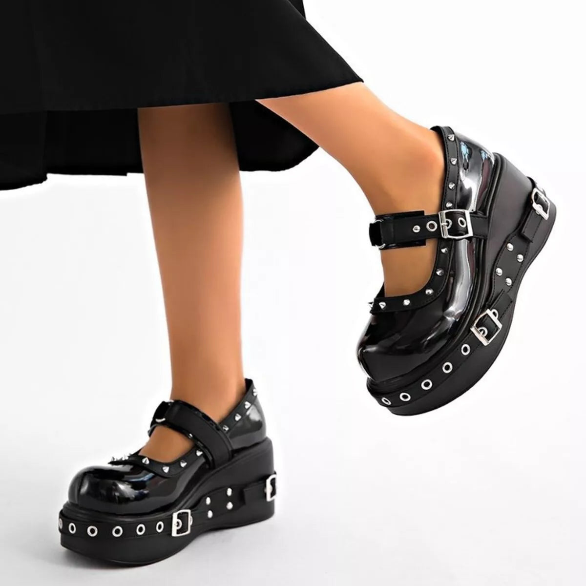 Hexed Mary Jane Platform Heels