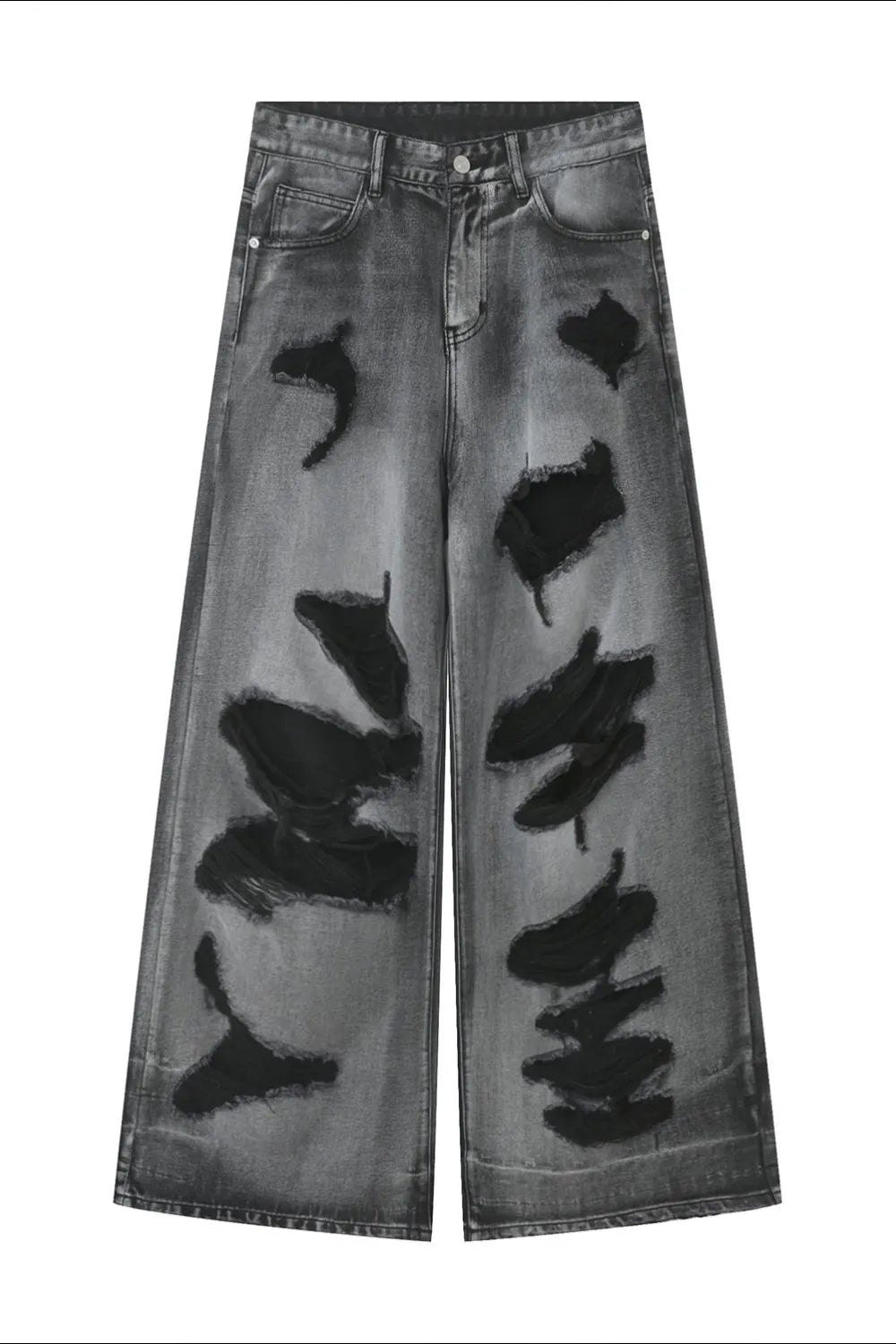 Wreckage Wide-Leg Jeans