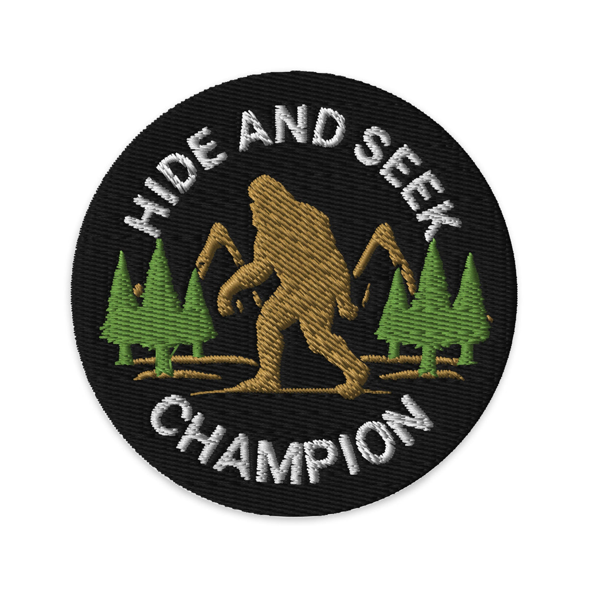 Bigfoot Hide & Seek Champion Patch