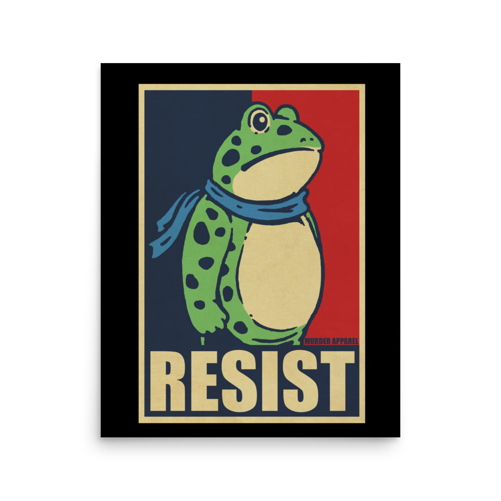 Frog Resist Poster