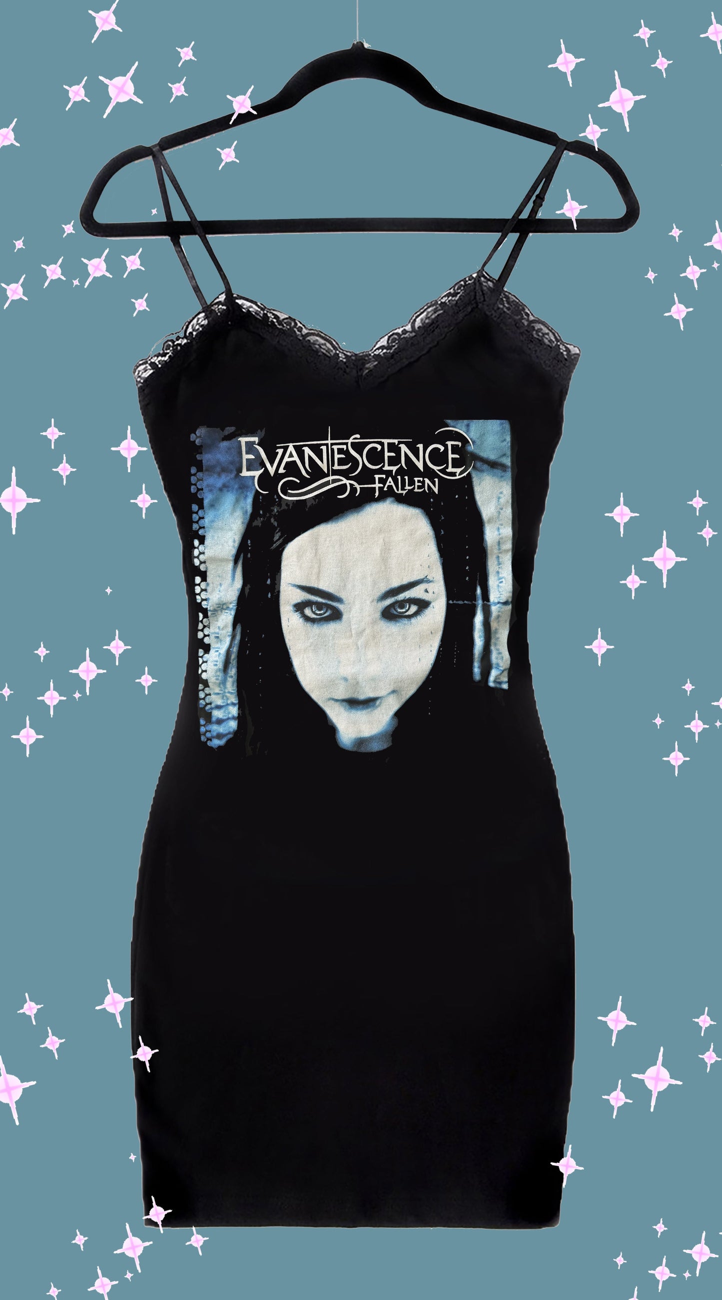 Evanescence Lace Strap Dress
