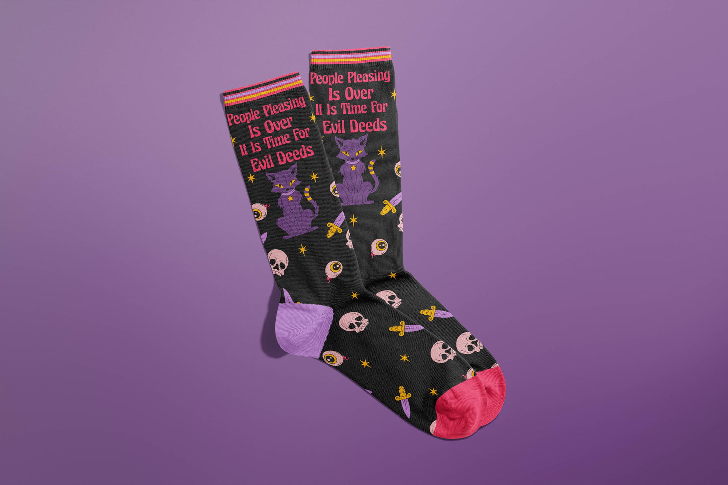 People Pleasing Is Over Socks