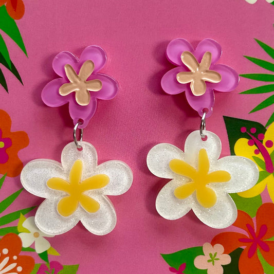 Floral Fantasy Earrings by Miss Fluff x Lipstick & Chrome