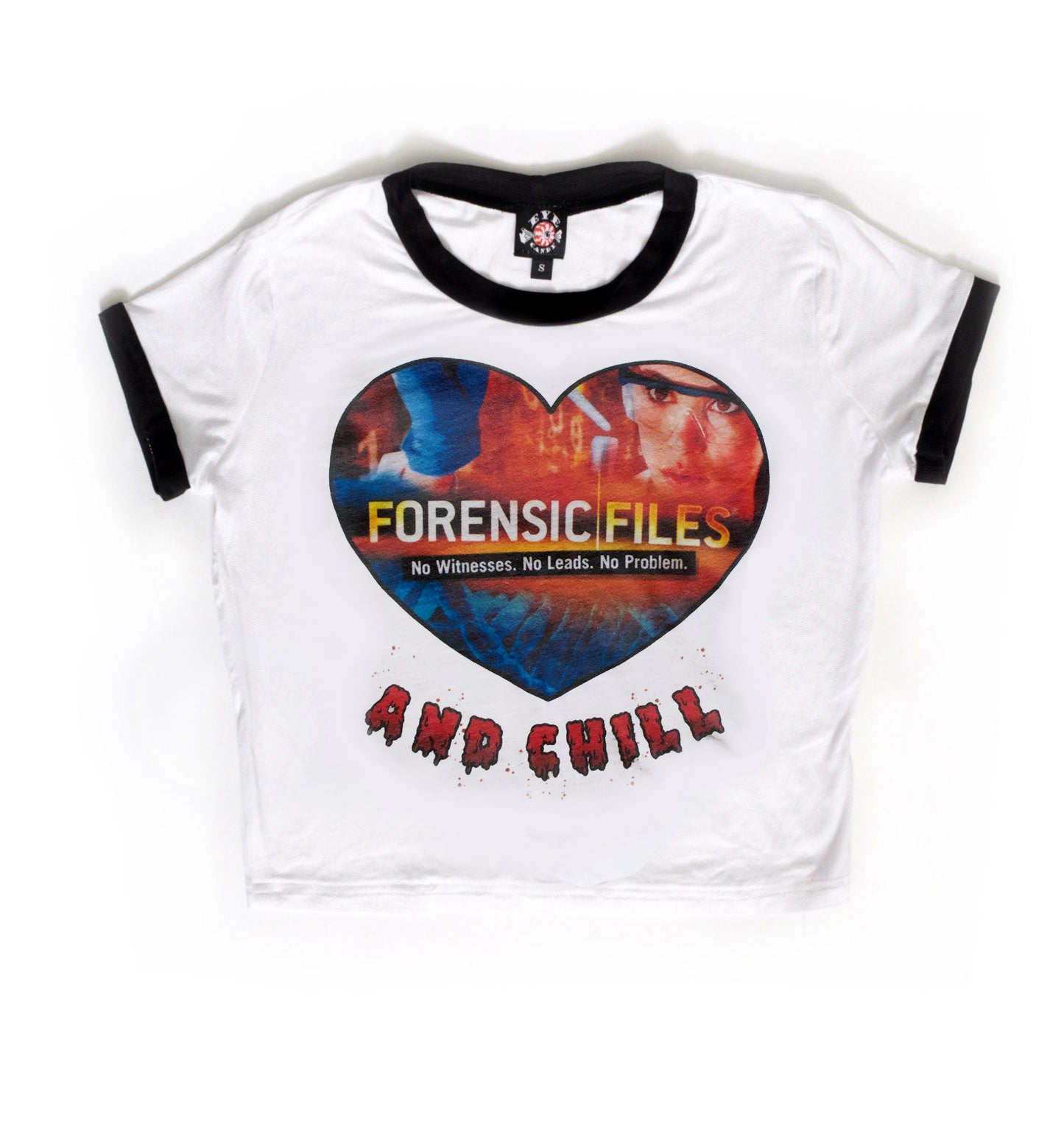 Forensic Files Ringer Tee (Black or white)