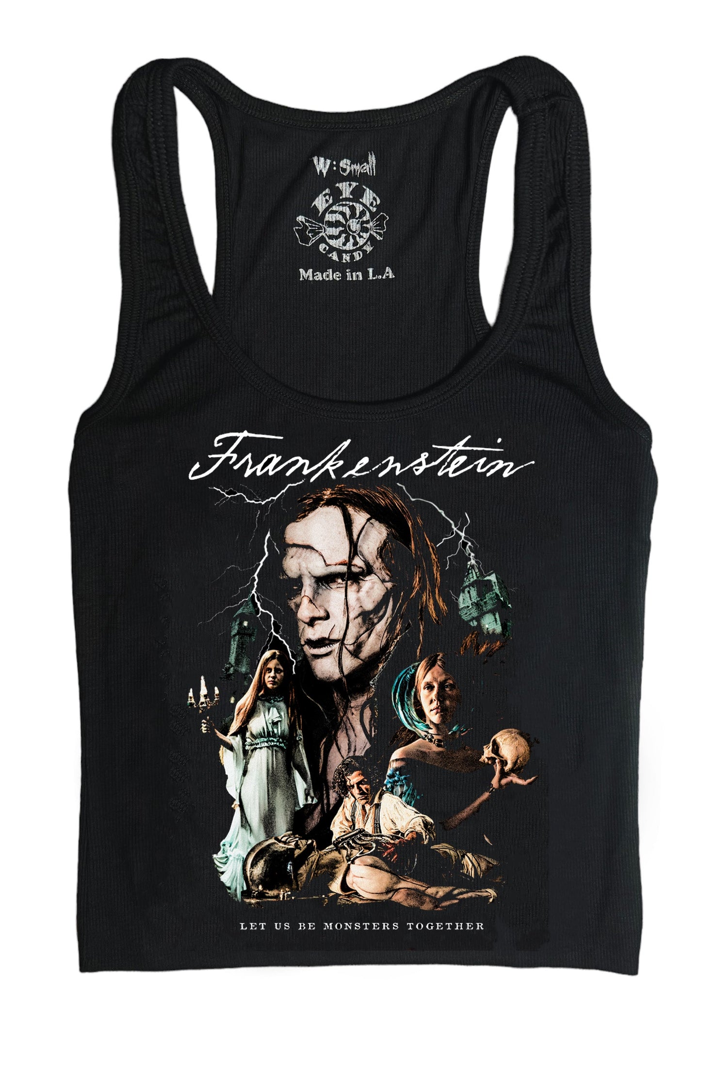 Frankenstein Ribbed Tank Top - Monsters