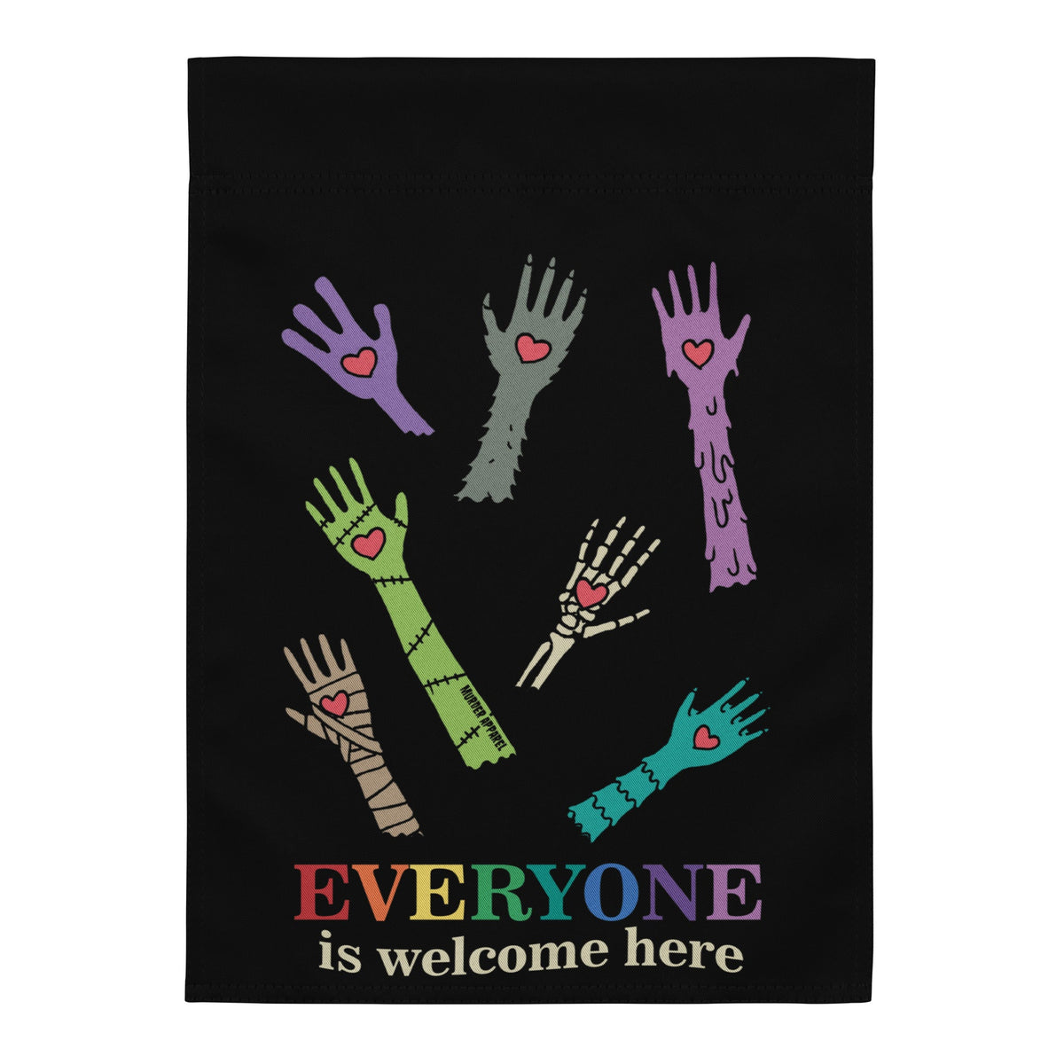 Everyone Is Welcome Here Flag