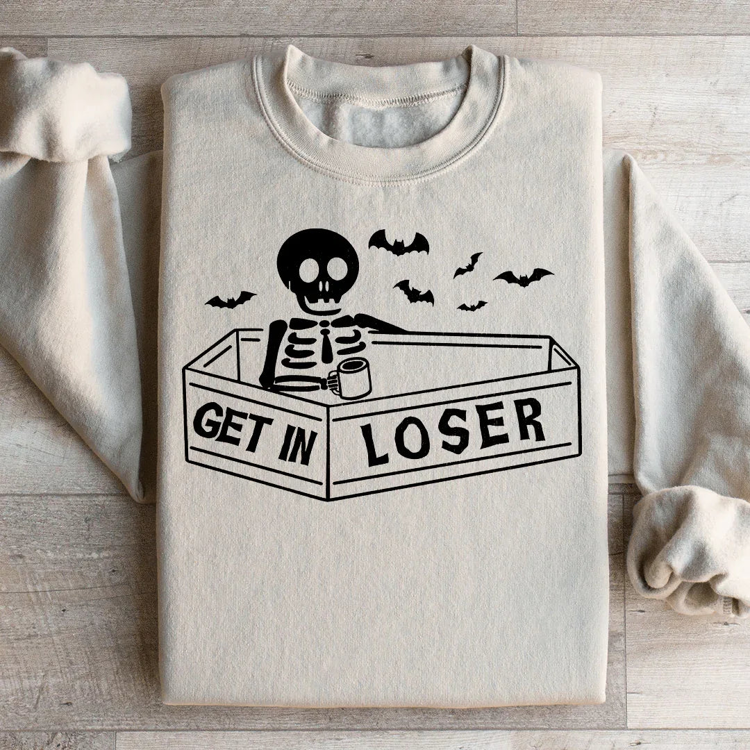 Get In Loser Halloween Sweatshirt