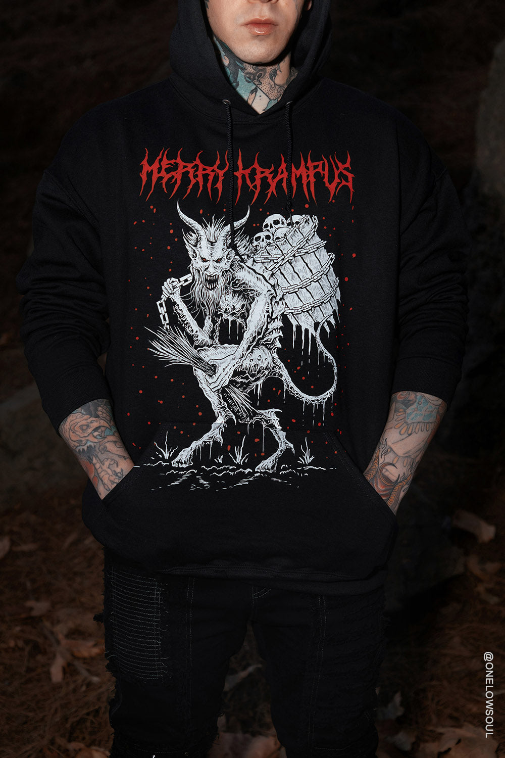Merry Krampus Hoodie