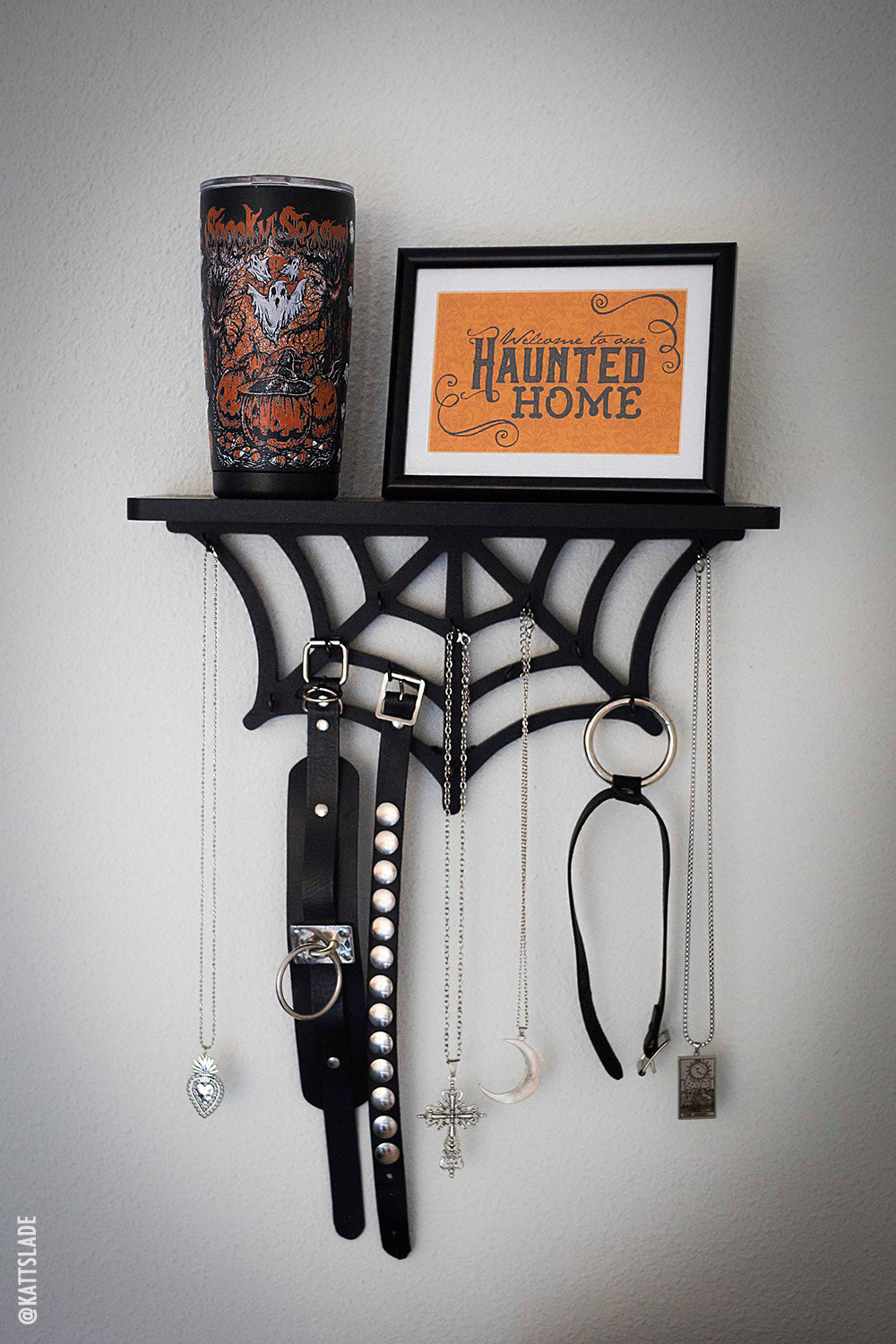 Spiderweb Jewelry Display Shelf