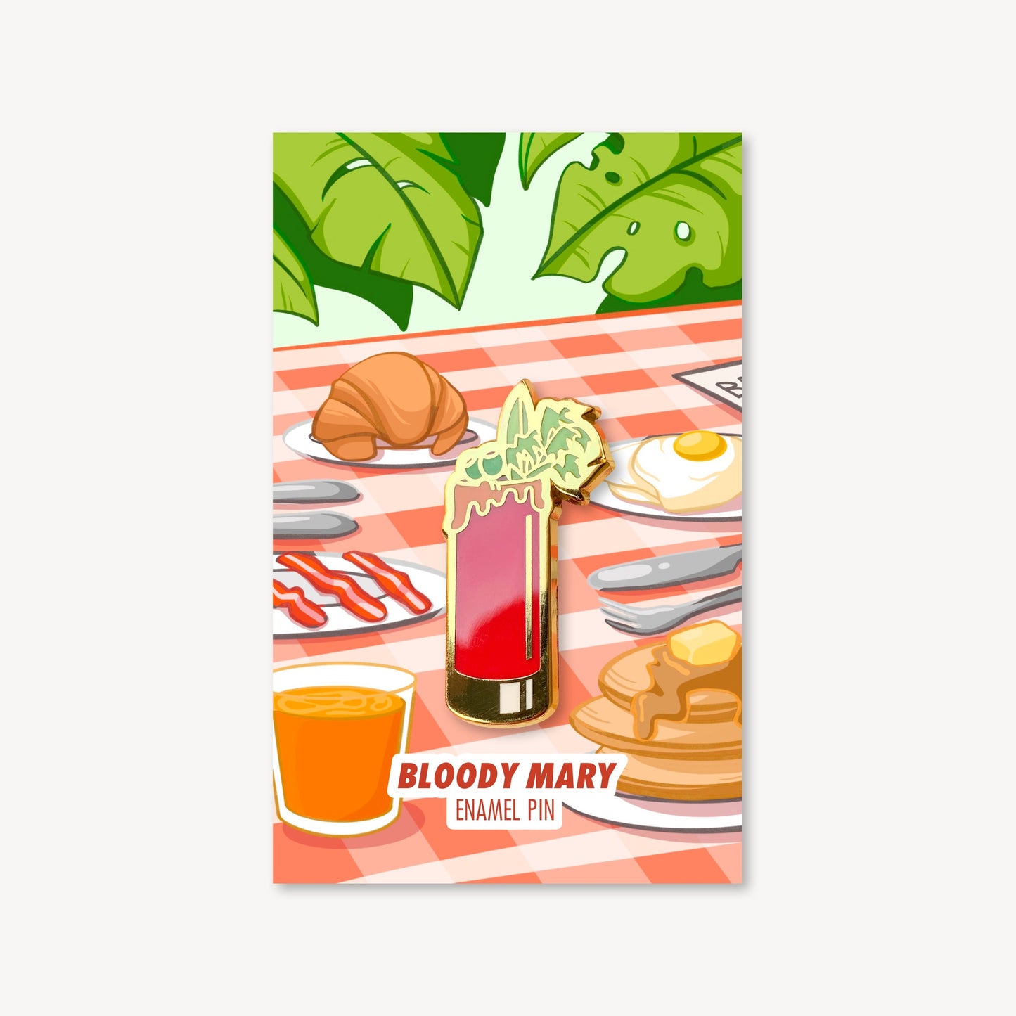 Bloody Mary Cocktail Pin