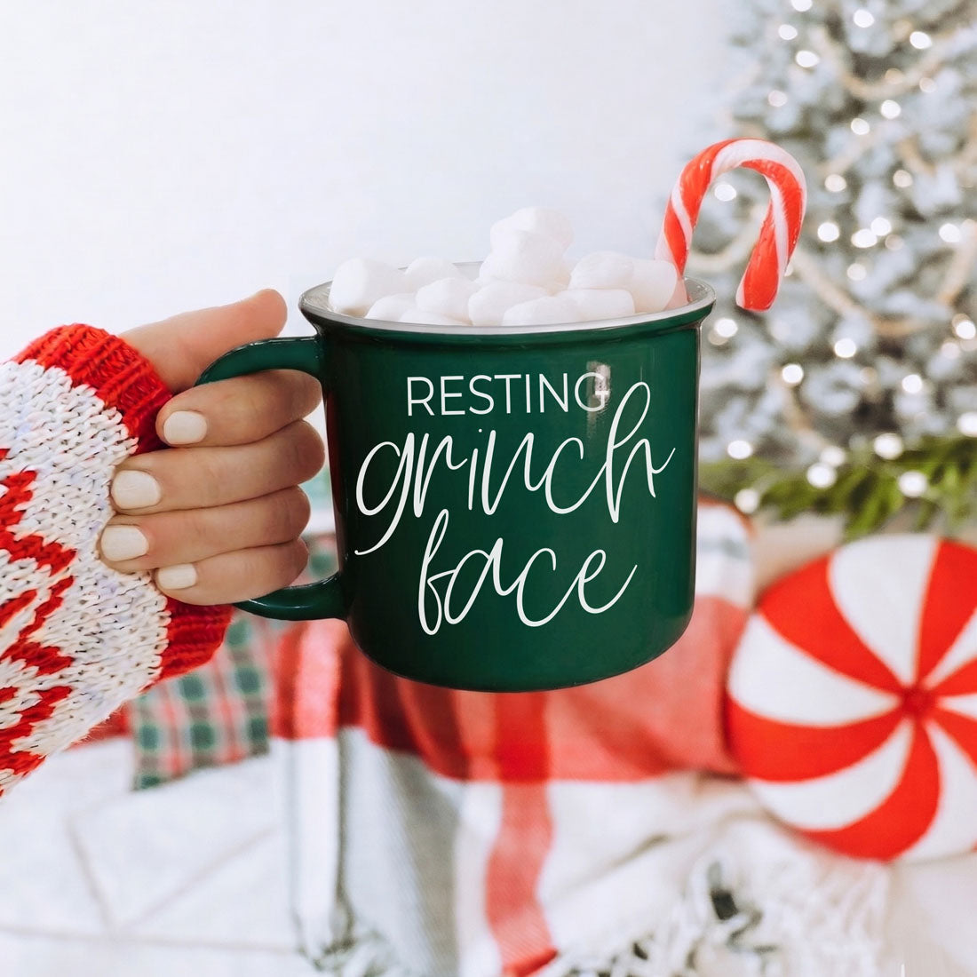 Grinch Face Mug