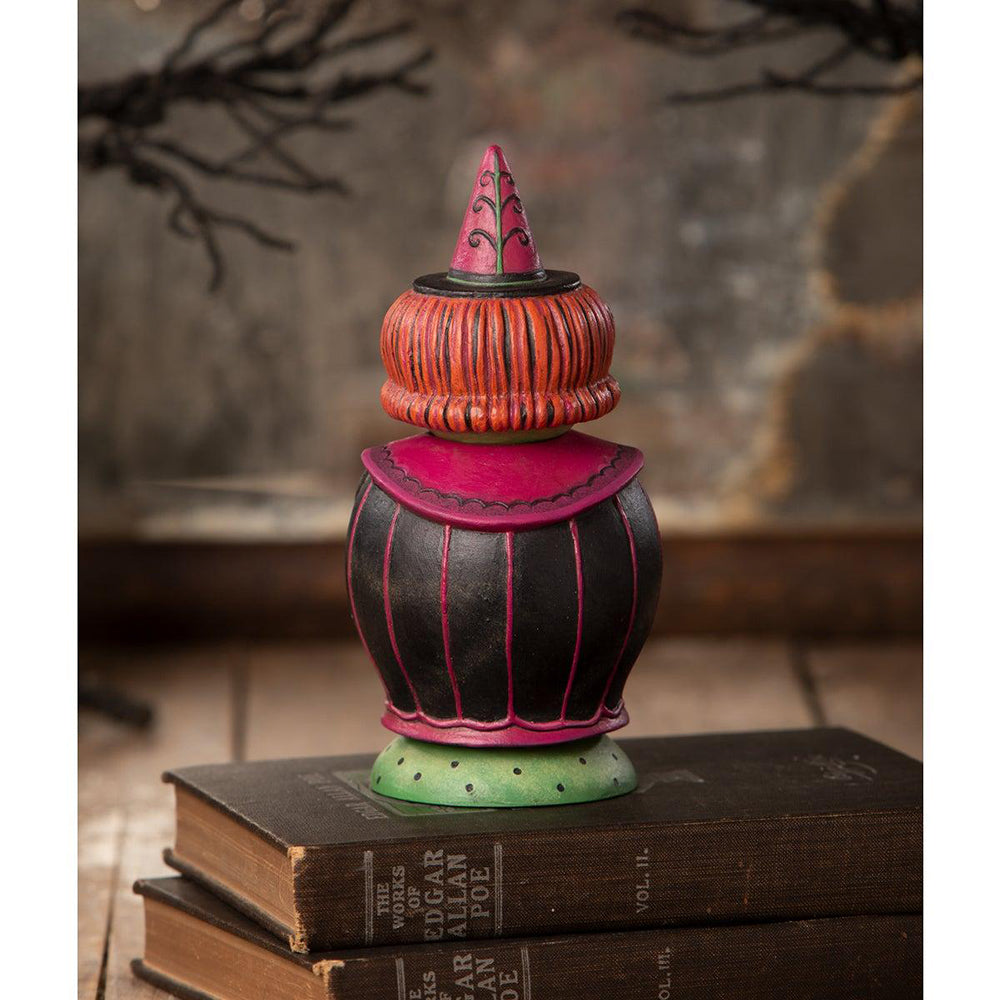 Hagatha and Jack Spooks Jar by Johanna Parker for Bethany Lowe Designs