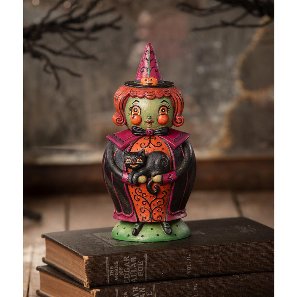 Hagatha and Jack Spooks Jar by Johanna Parker for Bethany Lowe Designs