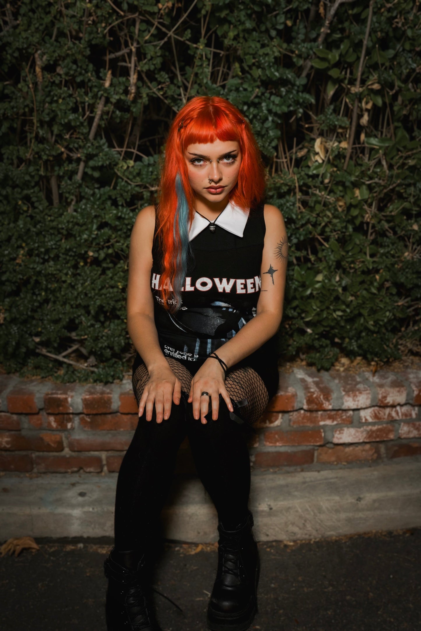 Halloween Collar Dress (Good Scared)
