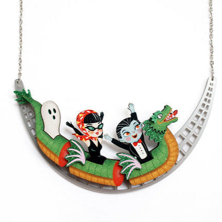 Roller Coaster with Dragon Necklace by Laliblue