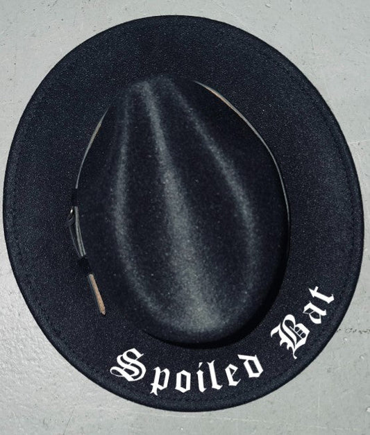 Vegan Wide Brim Felt Hat - Spoiled Bat
