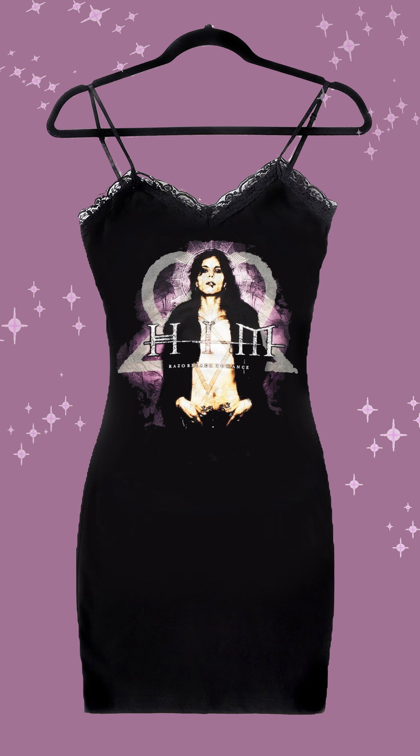 Him (Razorblade Romance) Lace Strap Dress