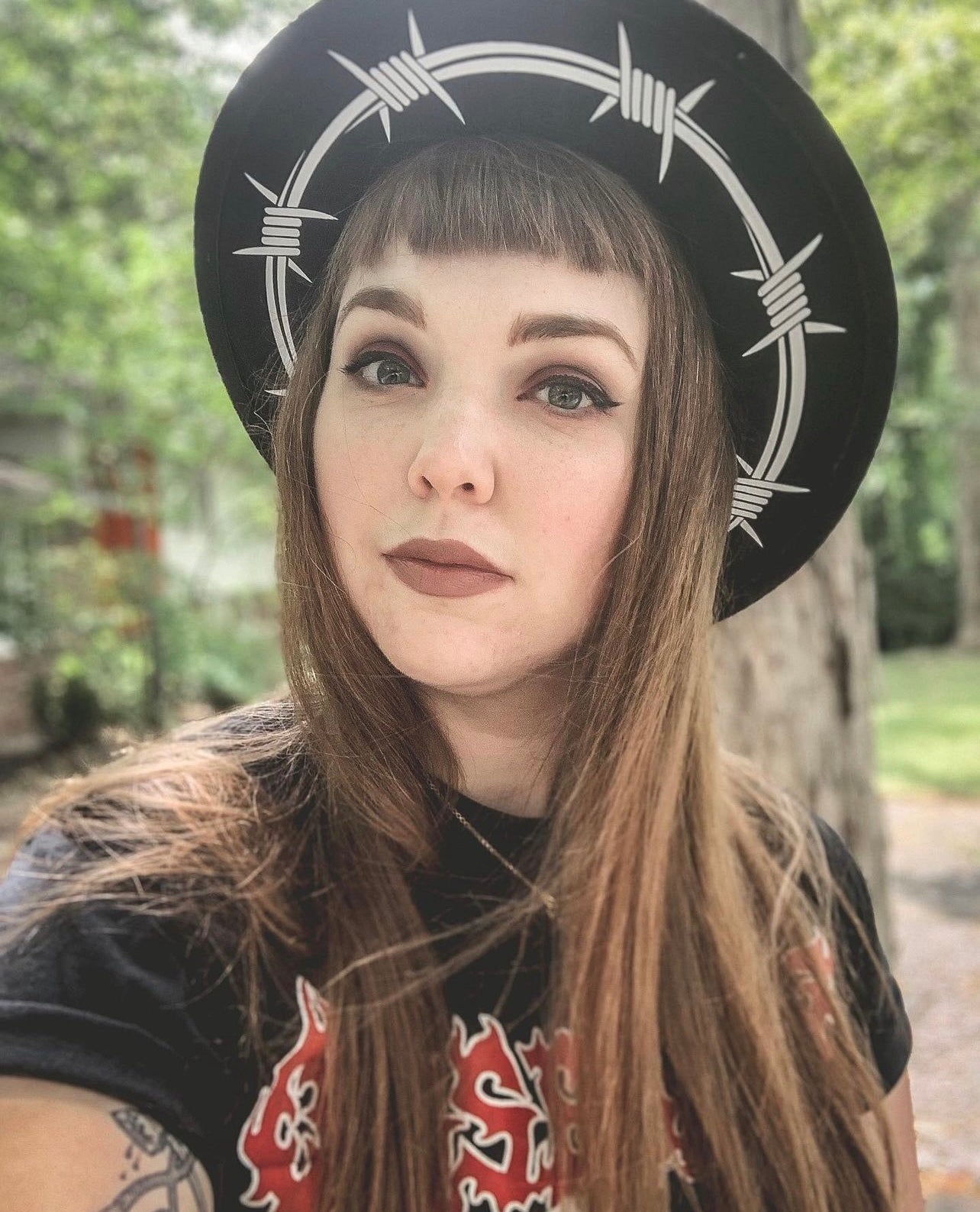Vegan Felt Hat - Barbed Wire
