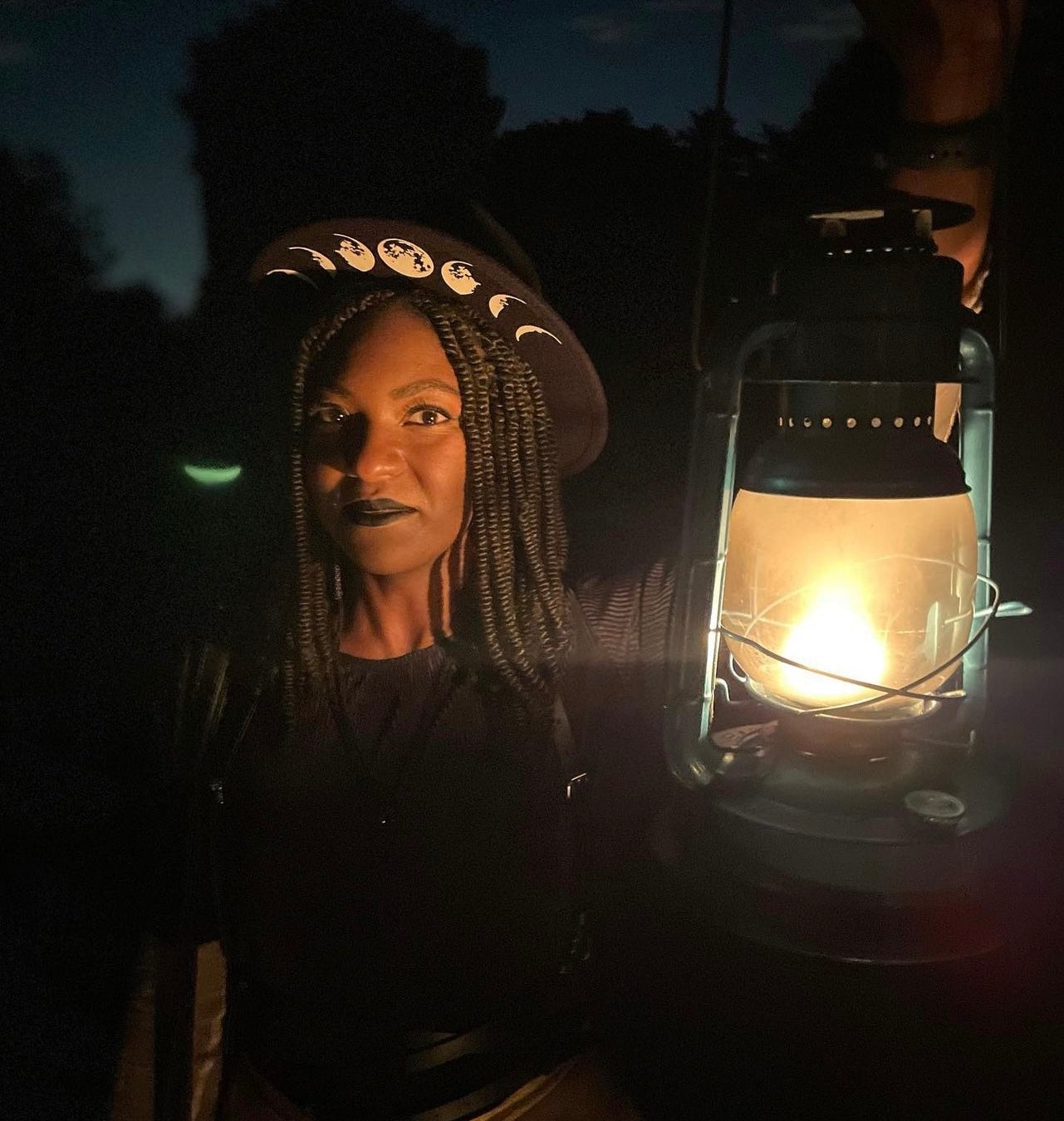 Vegan Felt Hat - Moon Phase