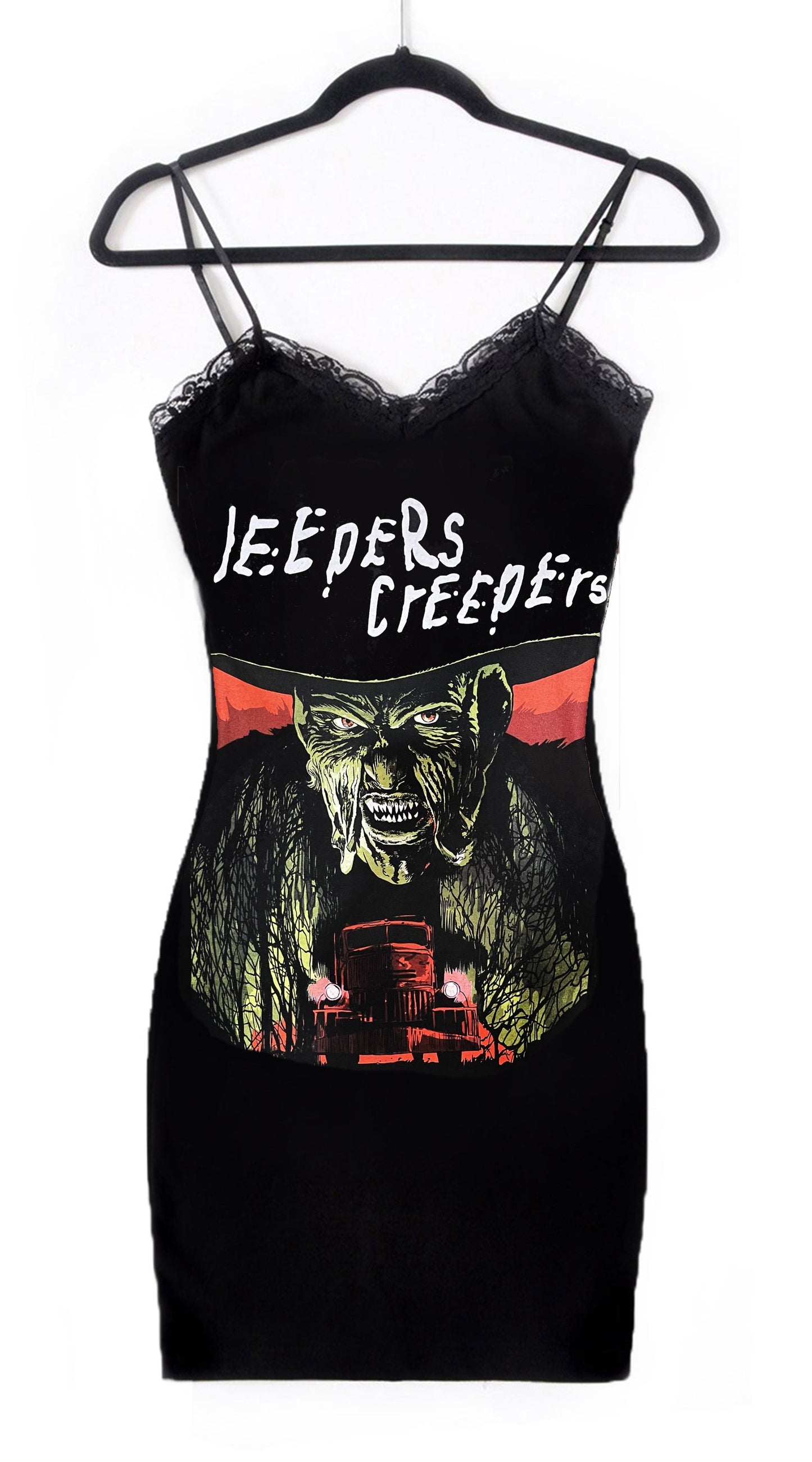 Jeepers Creepers Lace Strap Dress