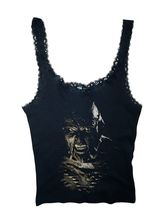 The Creeper Ribbed Lace Tank