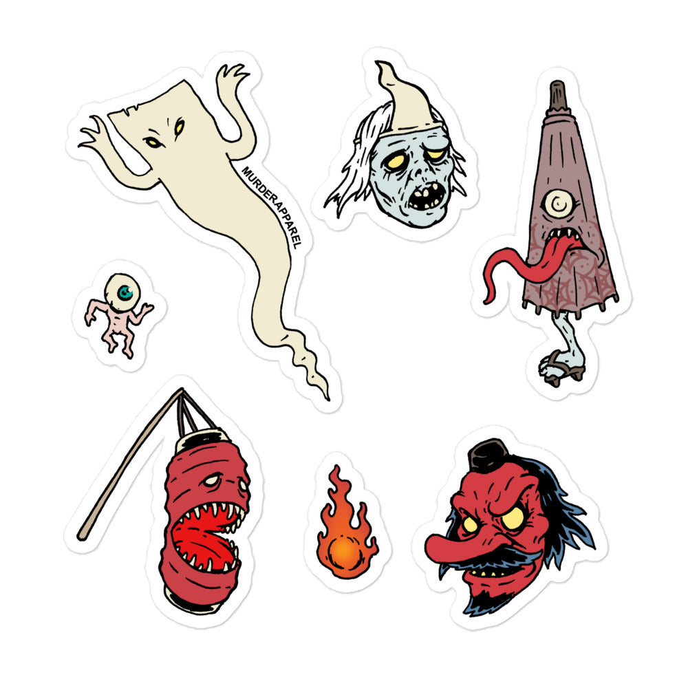 Japanese Demons Stickers